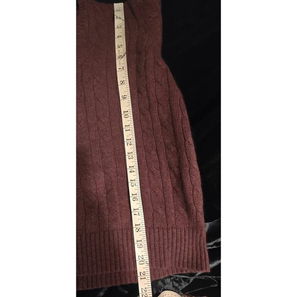 Eddie Bauer Wool Sweater Women’s Lg V-neck Rabbit Blend Vintage Warm Cozy - Picture 4 of 6